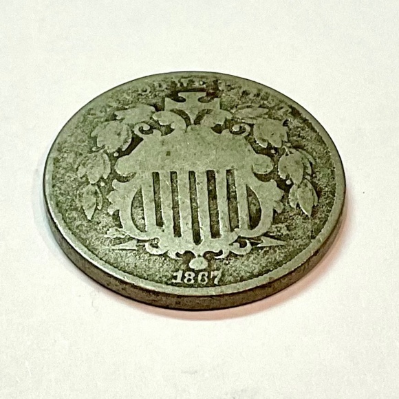 U.S. Mint Other - Shield Nickel 1867 Without Rays